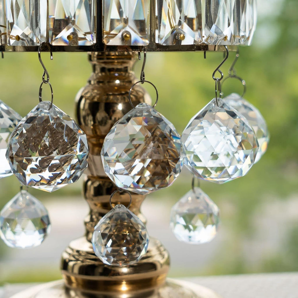 50mm Clear Crystal Ball Prism Suncatchers for Window Hanging - Rainbow Maker Prisms Sun Catchers Indoor Window