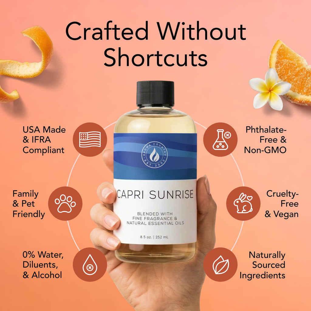 Country Capri Sunrise Luxury Diffuser Oil Refill (1 Fl Oz)