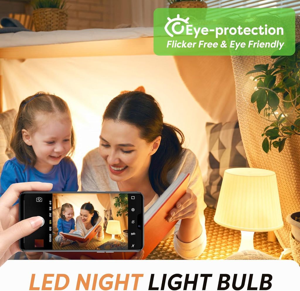 C7 LED E12 Candelabra Bulb Small Edison Candle Night Light Bulbs Salt Lamp Bulbs 0.5W Equivalent 5W 7W Warm White