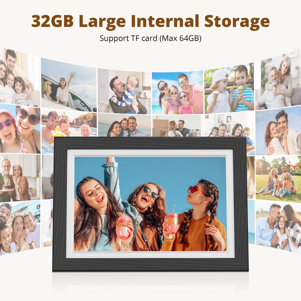 Digital Picture Frame WiFi 10 inch Touch Screen