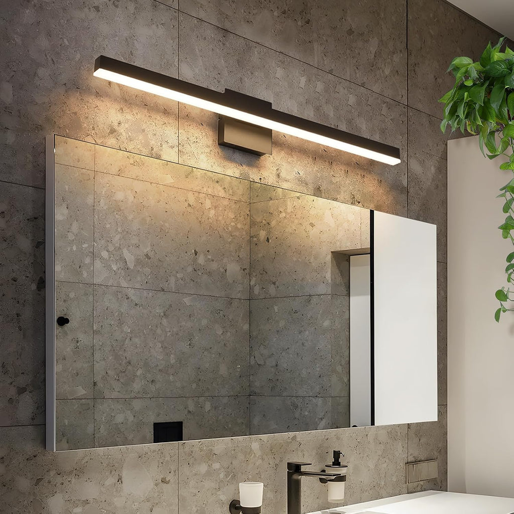 Black Bathroom Vanity Light Fixture Over Mirror 31.5 Inch | ETL Certificated Vanity Lights 5CCT Dimmable Modern