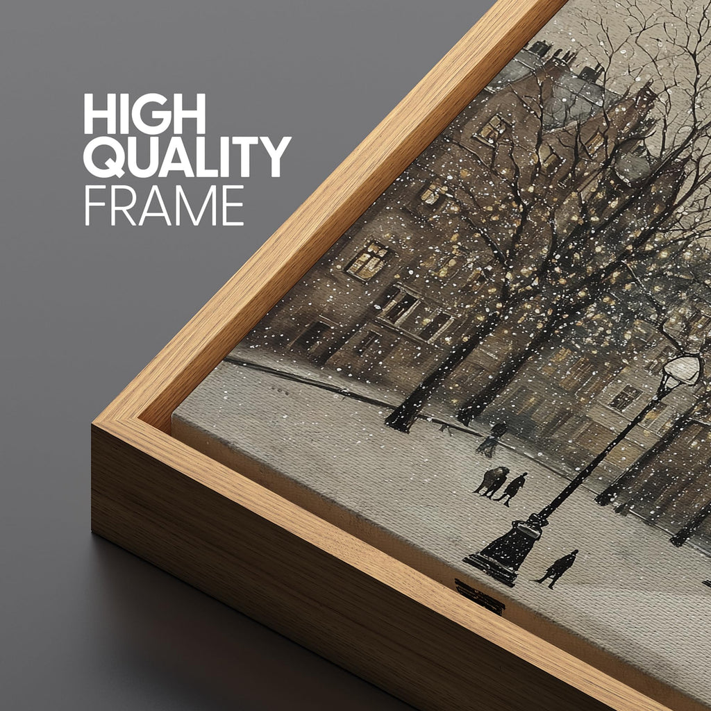 Extra Large Framed Canvas Wall European City