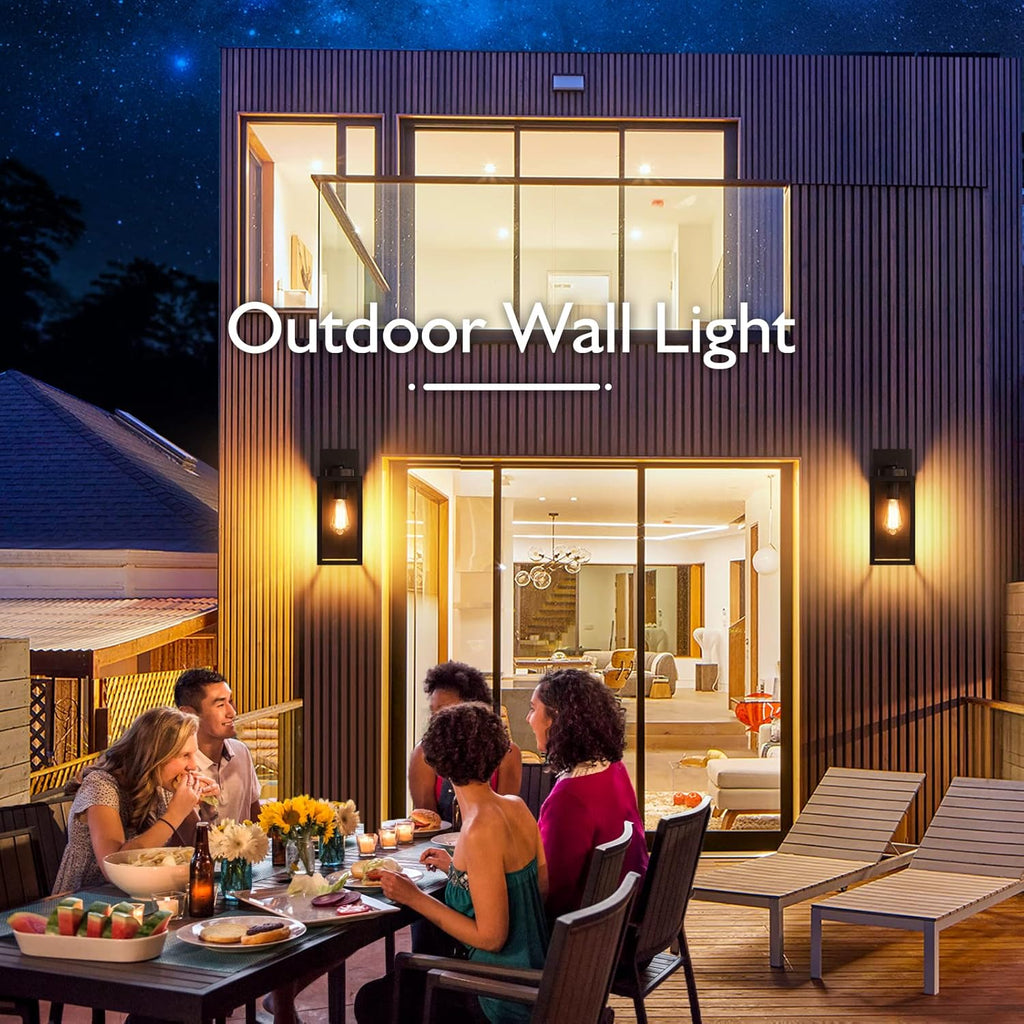 Outdoor Wall Mount Light Fixture, Exterior Wall Lantern Waterproof