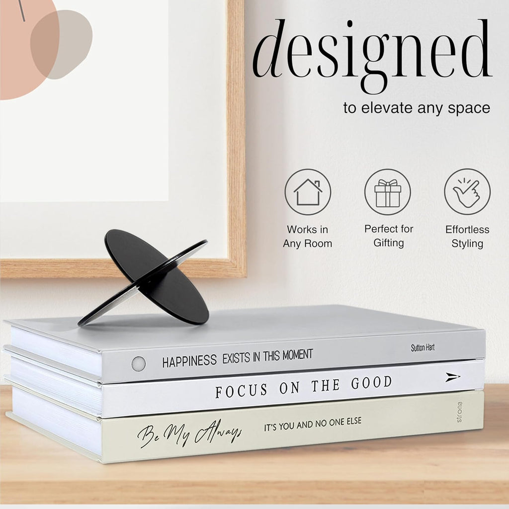 Book Decor Set - 3 Real Decorative Books Décor, Coffee Table & Bookshelf Styling with Confidence, Designer Books for