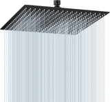 16 inch Matte Black Large Rain Shower Head