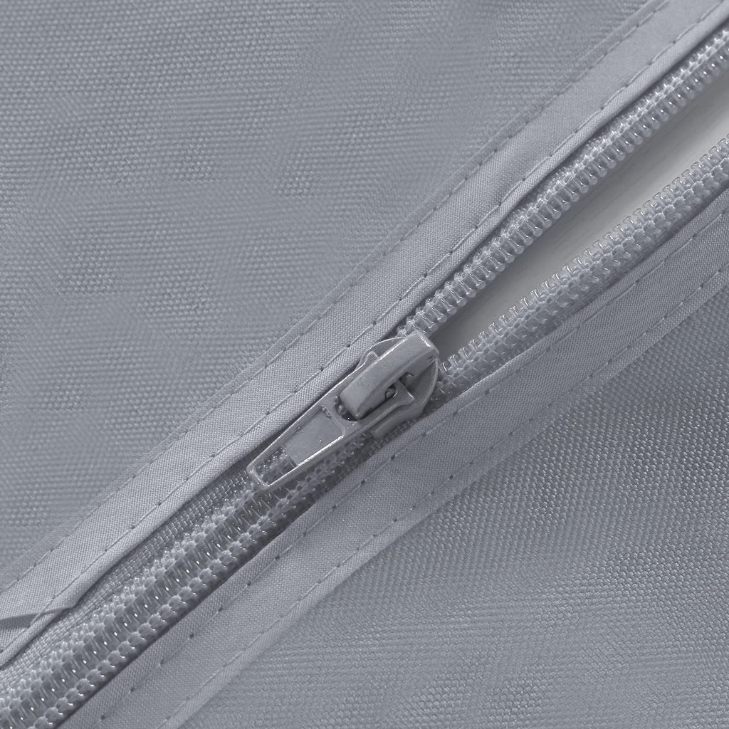 Silver Grey Outdoor Tablecloth for 6ft Rectangle Tables, 60" x 102"