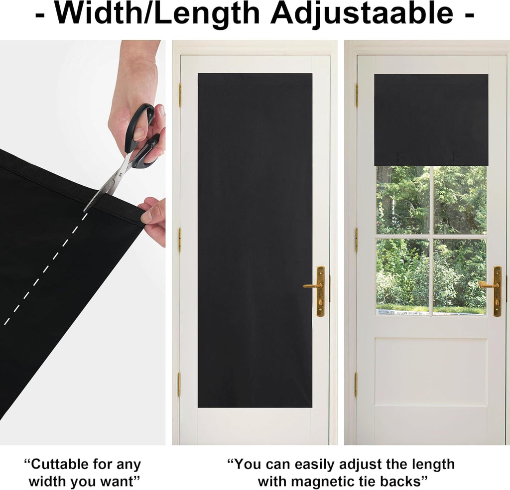 100% Blackout Blinds for Windows, No Drill Roller Shades, Stick On Window Blinds, Cordless Cut to Size with Magnetic