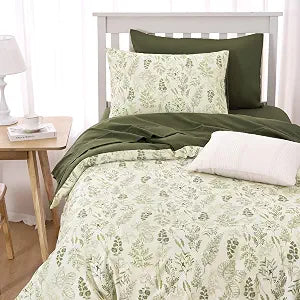 Floral Duvet Cover Set, Botanical Vintage Flower Coquette Cottagecore Aesthetic for Women Teen Girls, Soft