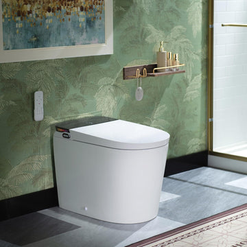 Bidet Smart Toilet with Ultra-quiet&Quick Flush,1000g MaP Flush Score,Foam Shield,ADA Comfort Height,Auto