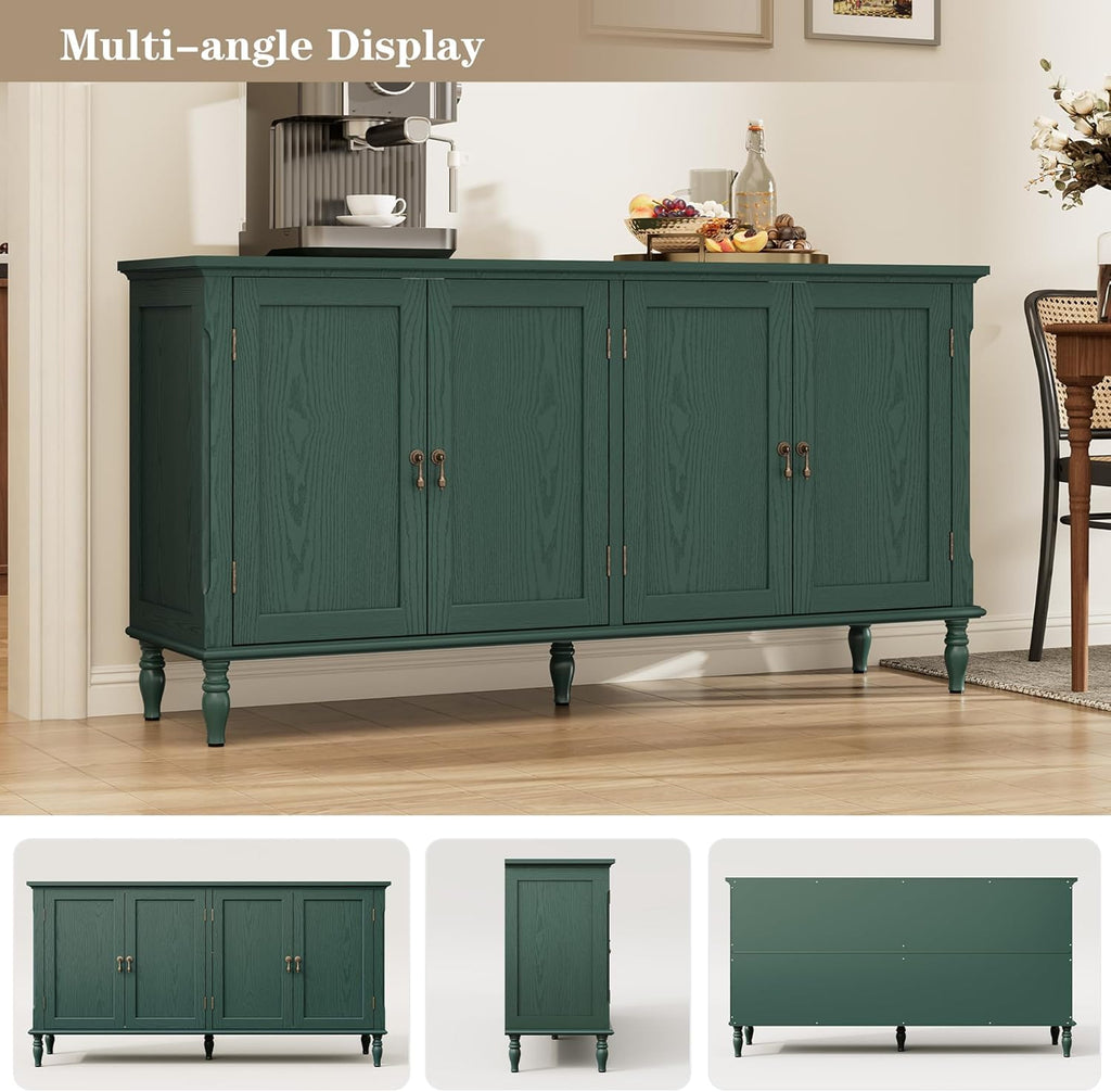 58" Sideboard Buffet Cabinet with Storage