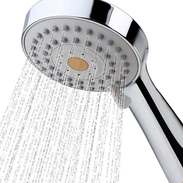 High Pressure Handheld Shower, Power Boost Resists Low Flow, Chrome