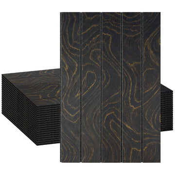 Peel and Stick 3D Wall Panels, Wood Grain, 20 Pack