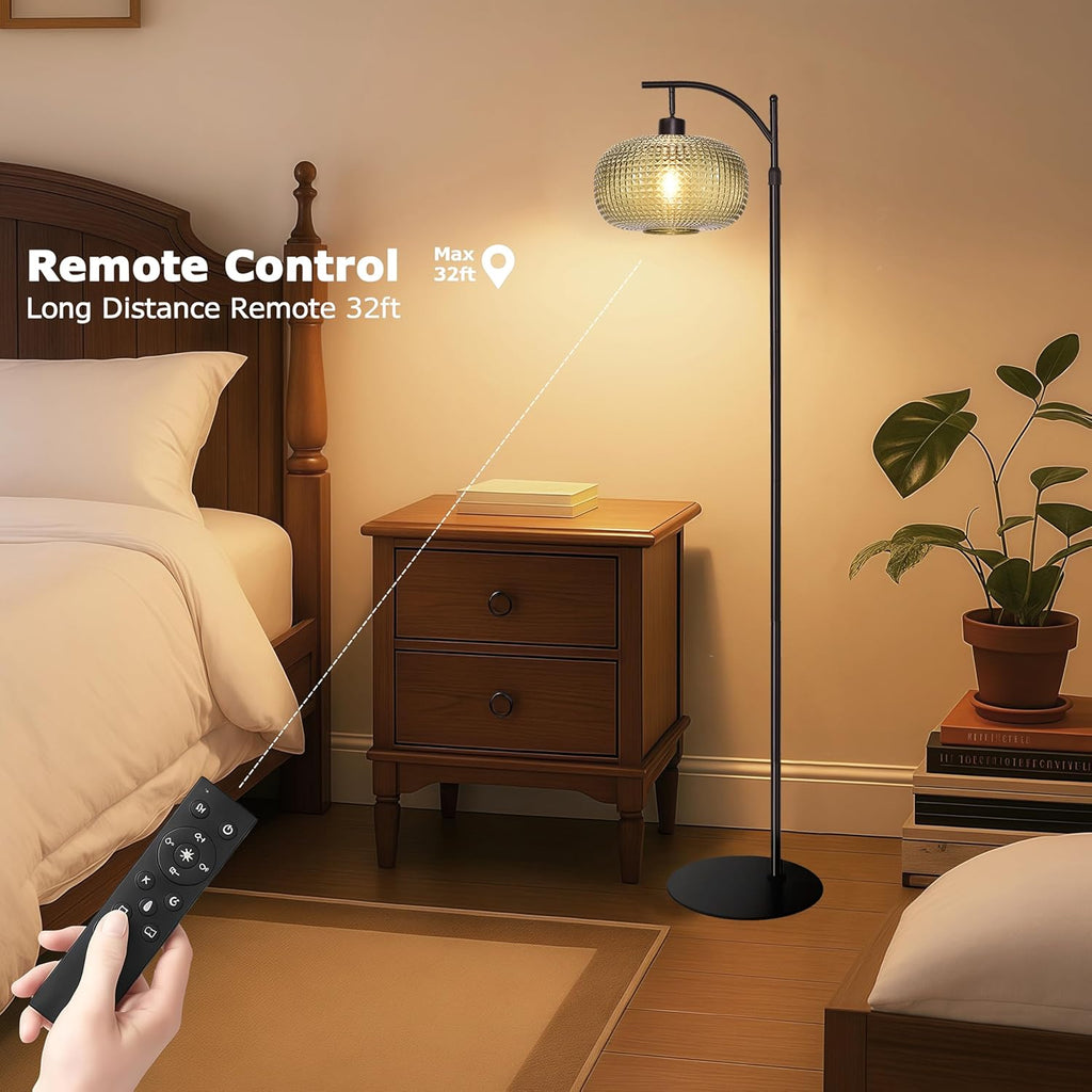 Floor Lamp,Mid Century Modern Standing Lamp with Remote