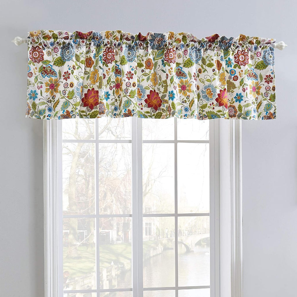Astoria Window Valance, White, 84x19"