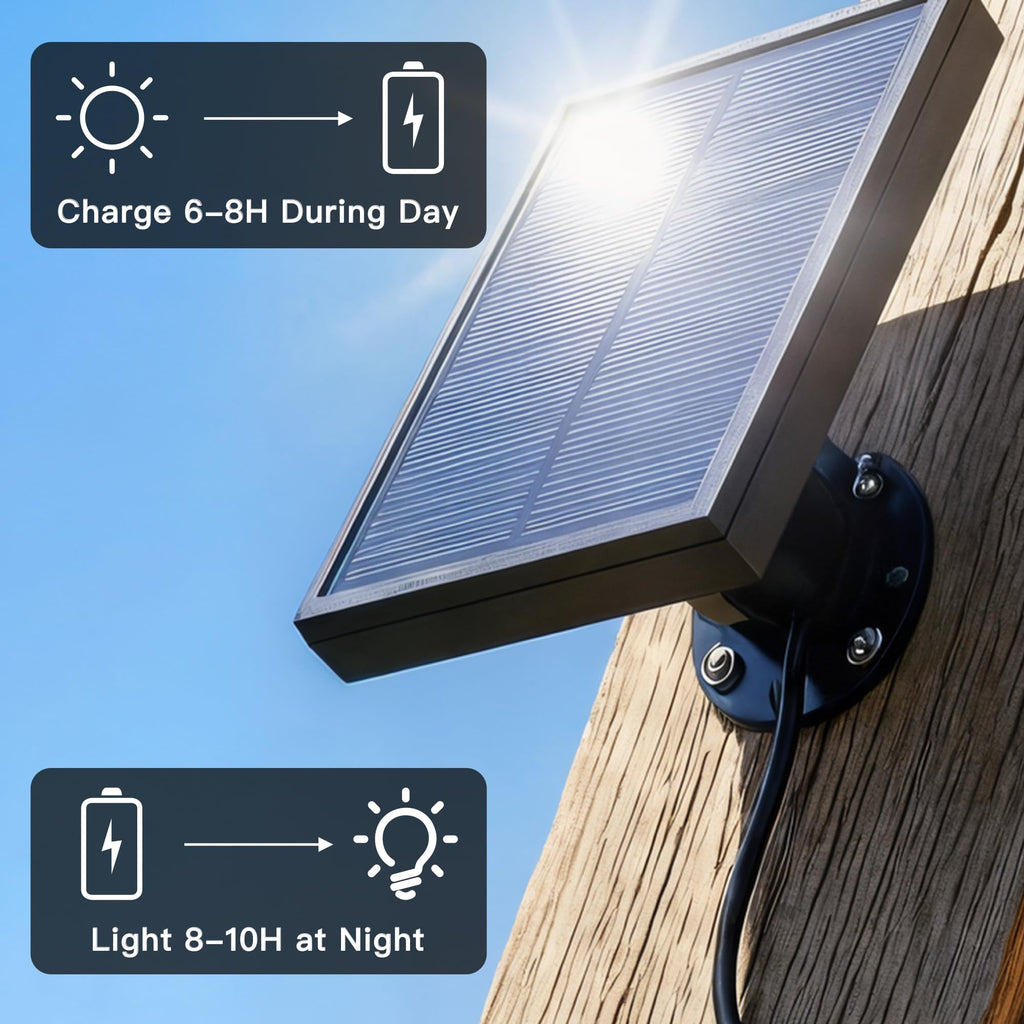 Solar Pendant Lights, Solar Powered Shed Light with Pull Cord