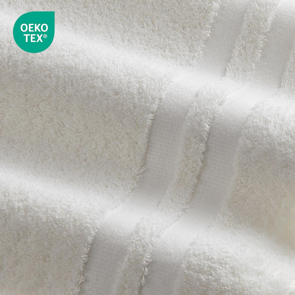 Premium 6 Piece Towel Set, 2 Bath Towel, 2 Hand Towels, 2 Washcloths, 100% Turkish Cotton Soft Absorbent Towels
