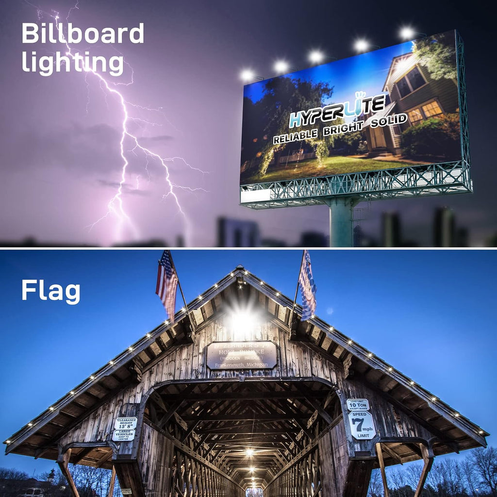 LED Flood Light 200W 24000LM 5000K Daylight IP65 Waterproof Outdoor Floodlights UL Certified for Court Garden
