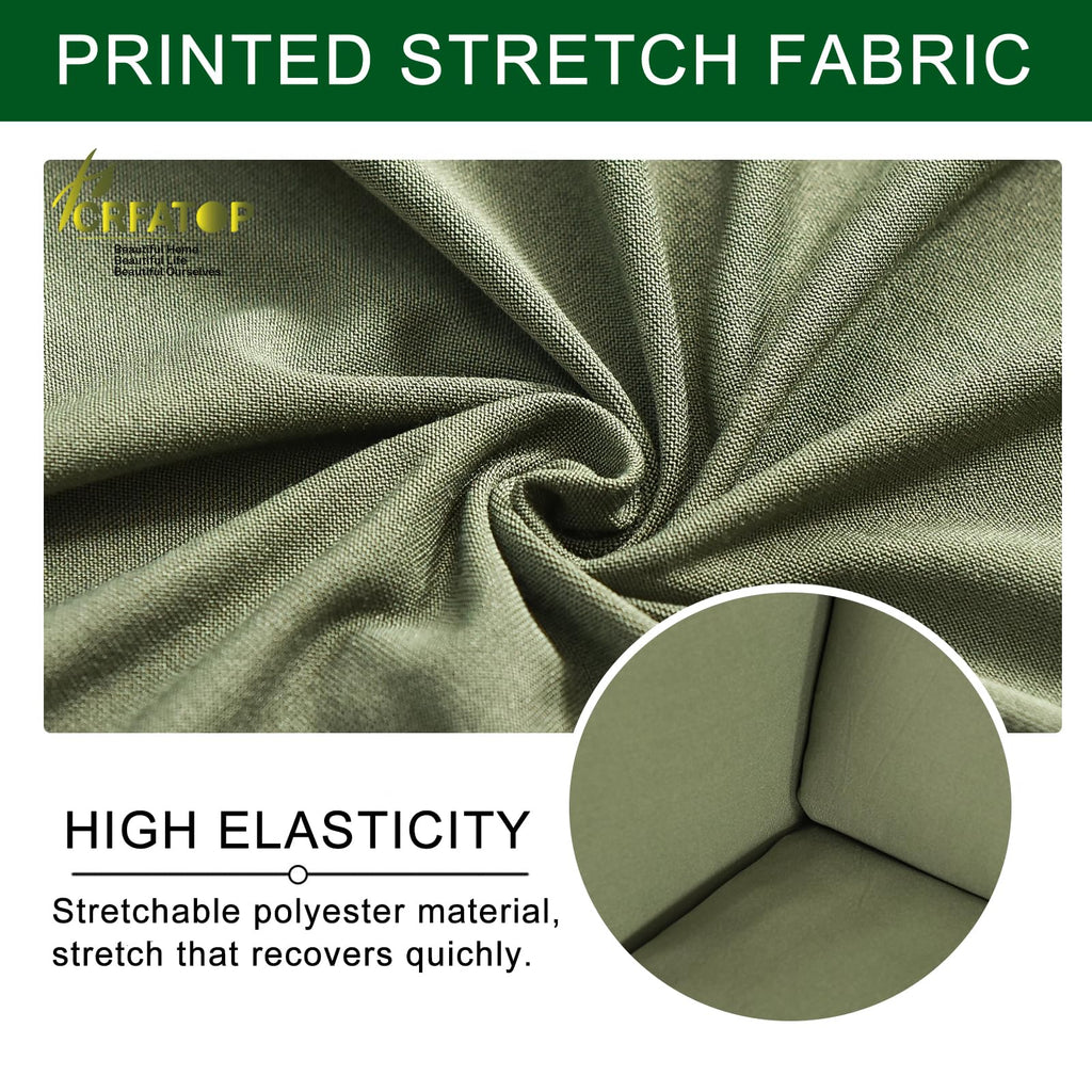 Wingback Chair Covers Green Armchair Slipcovers