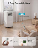 8,000 BTU Portable Air Conditioners, 4-in-1 Air Conditioner Portable Up to 350 Sq.Ft., Portable AC Unit with Cool