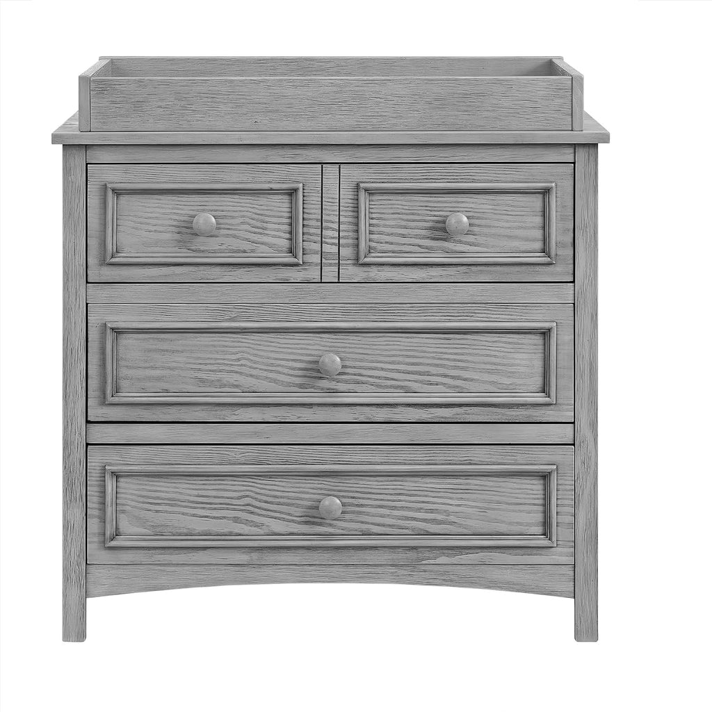 Changing Topper for 3-Drawer Dresser, Rustic Gray