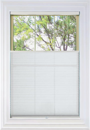 Cordless TDBU Cellular Shade, White, 23" W x 72" H