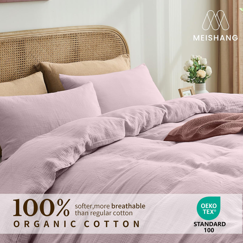 Muslin Duvet Cover Queen Size - 100% Organic Cotton