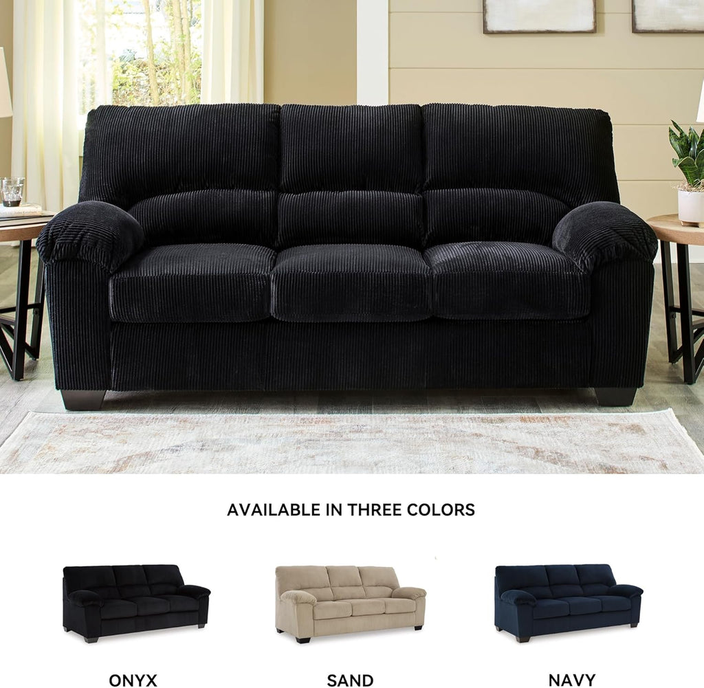 SimpleJoy Modern Sofa for Living Room, Black