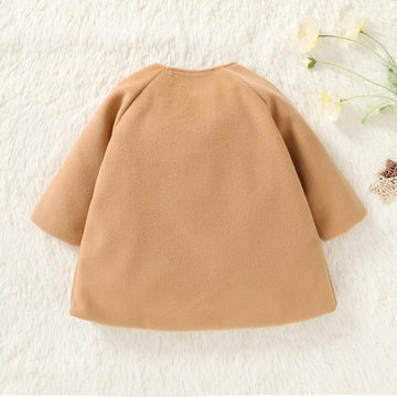 Baby Coats Fall Winter Kid Baby Girl Cloak Button Jacket Clothes Baby Outwear Clothes