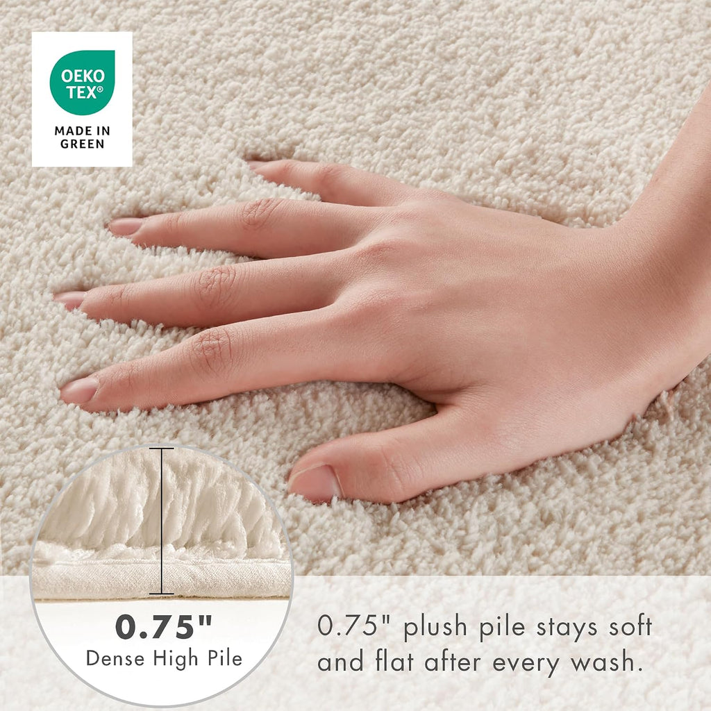 Marshmallow Super Soft & Absorbent Bath Rug, 20 x 30, Natural