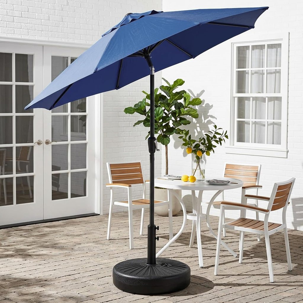 20" 50 lbs Fillable Heavy Duty Umbrella Base, Stable Outdoor Stand, Durable Holder and Poolside Parasols, Black