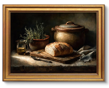 Vintage Kitchen Framed Wall Art, Kitchen Wall Decor 12x16In