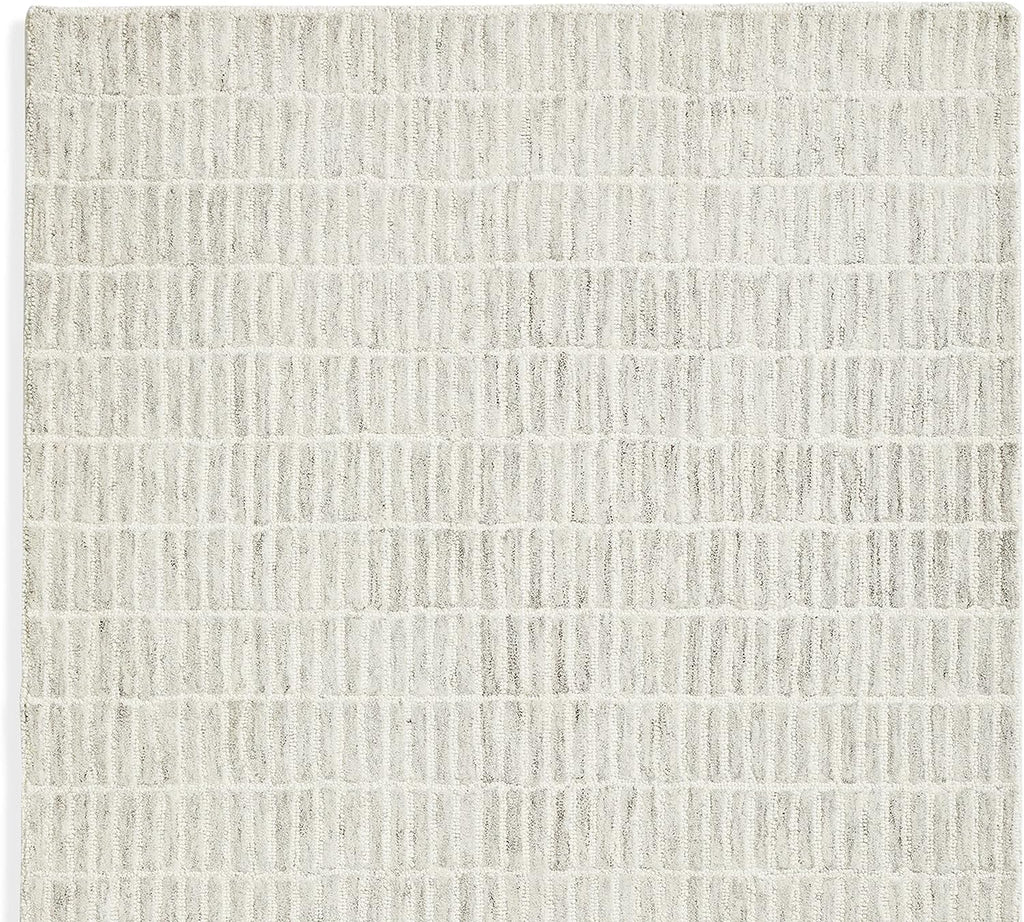 100% Authentic Capitola Tufted Handmade Woolen Area Rug Decor Office Rug (Grey, 9x12 Feet)