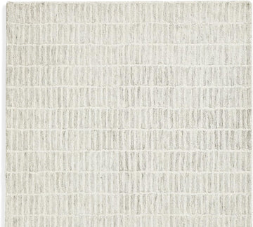 100% Authentic Capitola Tufted Handmade Woolen Area Rug Decor Office Rug (Grey, 9x12 Feet)