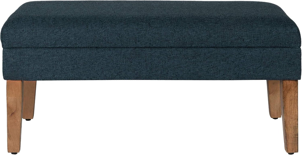 Home Decor | Upholstered Decorative Storage Ottoman Bench | Ottoman Bench with Storage | Decorative Home Furniture