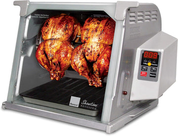 Digital Rotisserie Oven, Platinum Digital Design, Large Capacity (12lbs) Countertop Oven, Multi-Purpose Basket for Versatile Cooking