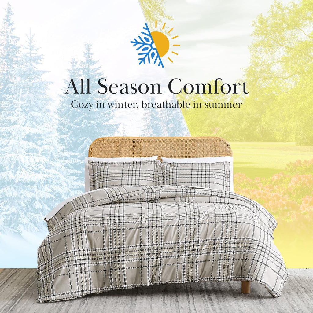 Southshore Fine Living, Inc. 3-Piece Full/Queen Comforter Set with 2 Pillow Shams, Premium Bedding Set