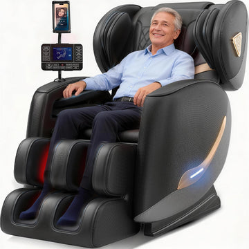 2026 Massage Chair Full Body, Zero Gravity Massage Chair Recliner - Upgraded 10-Point Roller, Heating, Airbags, Foot