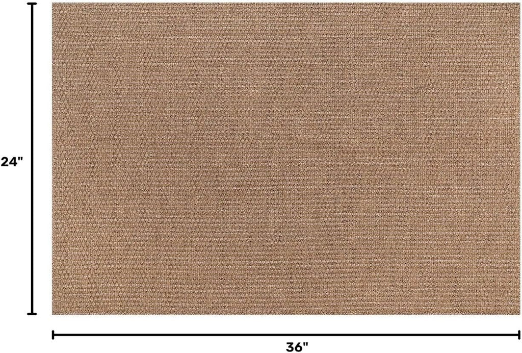Easy Jute Door Mat 2x3 Indoor Outdoor Natural Rugs Solid Fiber Rug Woven Area Rug Boho Easy Clean Inside Carpet