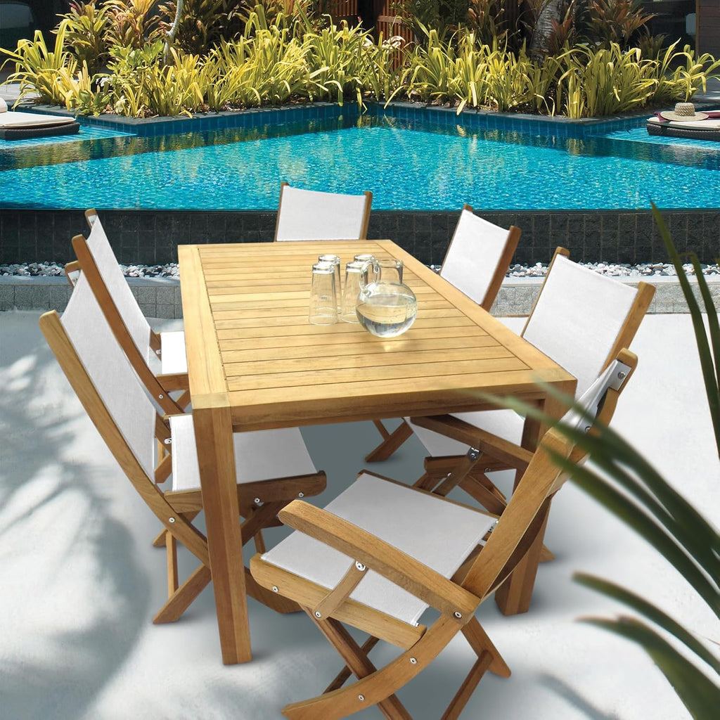 Comfort Teak Table, 63-Inch