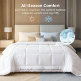 Comforter Duvet Insert - Quilted Comforters Oversized King, All Season Duvet, GentleSoft Down Alternative Bedding
