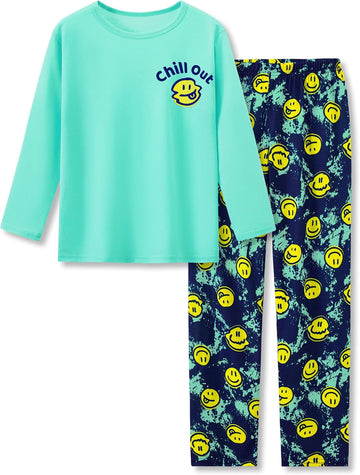 Boys Pajamas, Long Sleeve & Pants PJs, Little & Big Kids