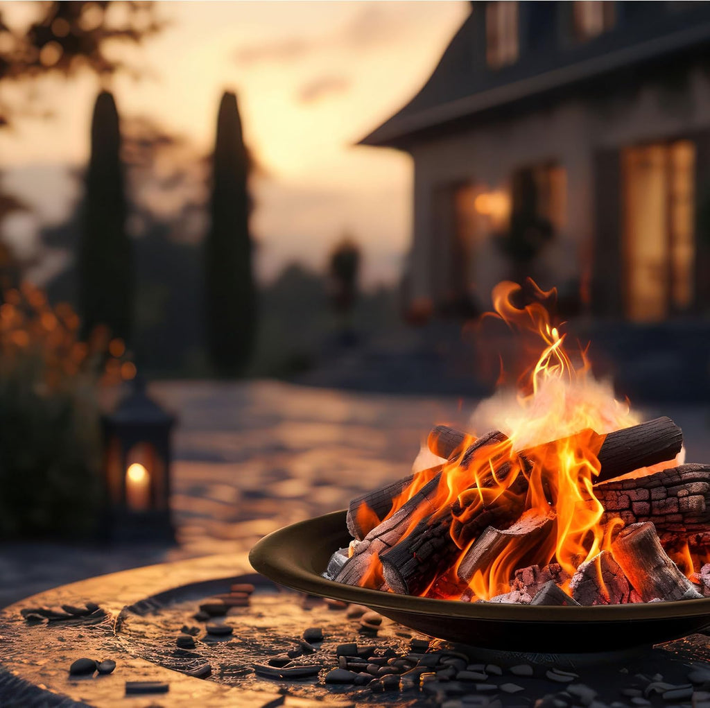 Fire Bowl - 30in Firepit Insert for DIY Fire Ring or Replacement - High Temp Finish Fire Pit Bowl
