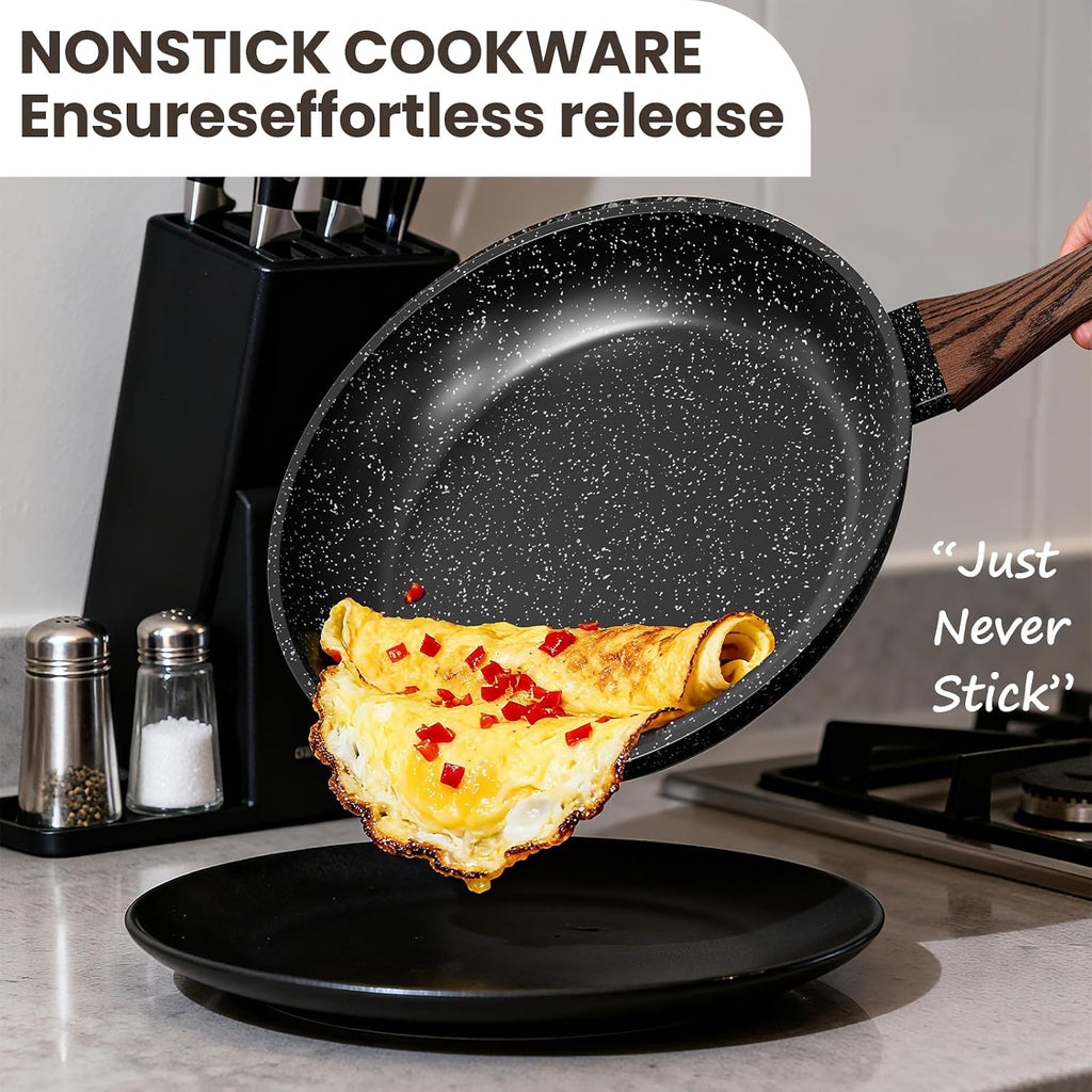 Pots and Pans Set Non Stick, 31 Piece Kitchen Induction Cookware & Bakeware Set, Nonstick Kitchen Cooking Pans Set