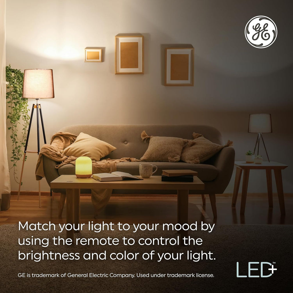LED+ Color Changing PAR38 Outdoor LED Light Bulbs with Remote, 15 Watts, Outdoor Rated Floodlight (3 Pack)