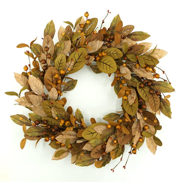 20'' Fall Wreath Autumn Wreath for Front Door Porch Home Decor