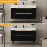 36" Modern Bathroom Vanity with Ceramic Sink