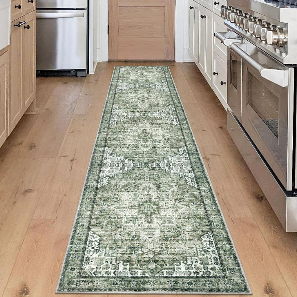 2x10 Washable Runner Rug Non Slip Soft Area Rug Kitchen