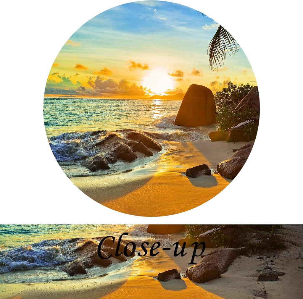 Motivational Self Positive Office Quotes Inspirational Attitude Poster Beach Sunset Seascape Picture Canvas Prints