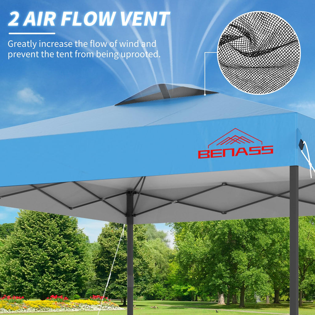 10x10 Pop Up Canopy Tent, Turquoise