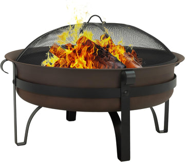Cauldron Wood-Burning Outdoor Fire Pit